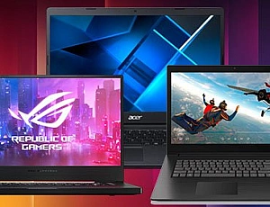 5 melhores laptops para jogos com menos de 50.000 rublos