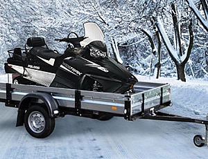 5 best trailers for transporting ATVs, snowmobiles and motorized dogs